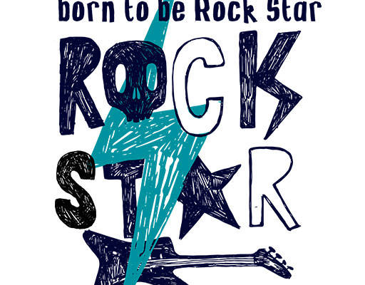 卡通英文字母矢量涂鸦英文字母矢量闪电矢量吉他矢量