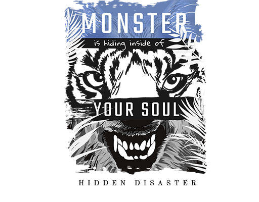 卡通老虎头像英文字母矢量森林图案凶猛动物头像