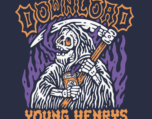 卡通骷颅头矢量死神矢量欧美卡通人物矢量