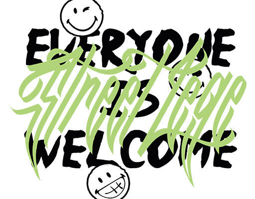 手写英文字母矢量微笑表情矢量卡通表情矢量