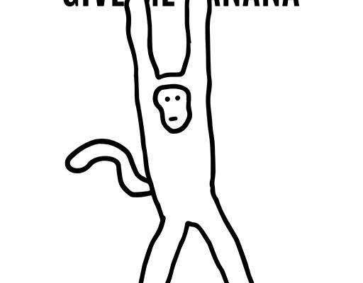 卡通猴子矢量简笔卡通动物可爱卡通矢量