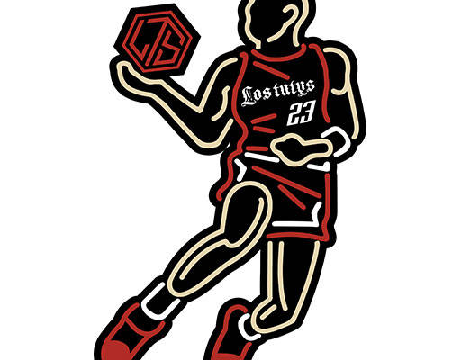 卡通人物剪影篮球人物图案人物简笔画数字字母矢量乔丹