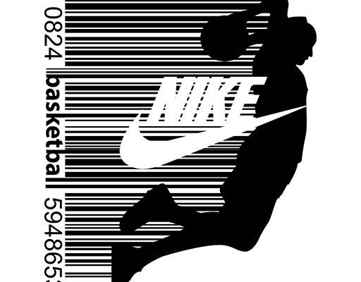 那颗标志矢量条形码矢量投篮动作矢量人物剪影