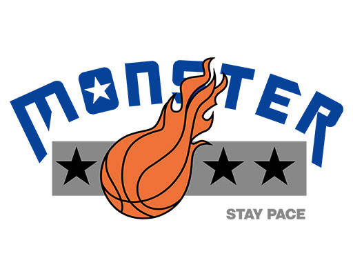 英文字母篮球图案moster英文字母火焰篮球