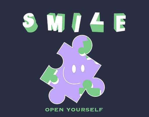 拼图图案立体英文字母剪影卡通数字字母