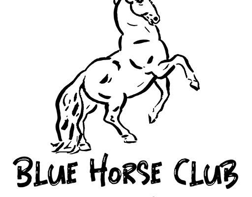 卡通马矢量手绘马图案卡通动物手写英文字母马剪影