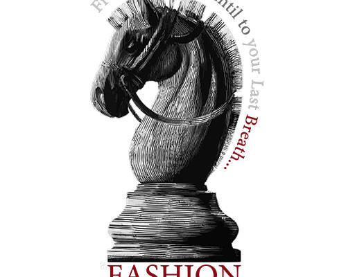 卡通马头像矢量手绘卡通动物头像欧洲象棋图案