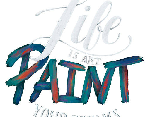 涂鸦英文字母矢量手写英文字母水彩字母图案