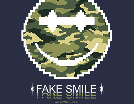 迷彩表情矢量马赛克图案圆形矢量马赛克表情矢量