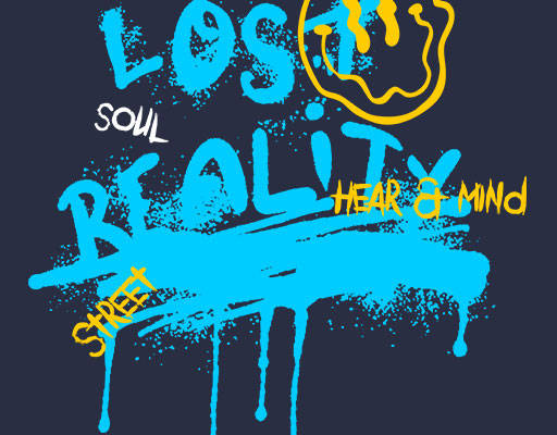 喷溅图案涂鸦英文字母矢量手写英文字母微笑表情矢量