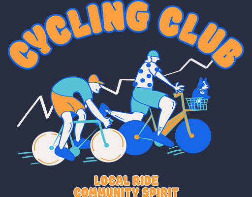 卡通人物矢量骑自行车的卡通人图案手绘卡通