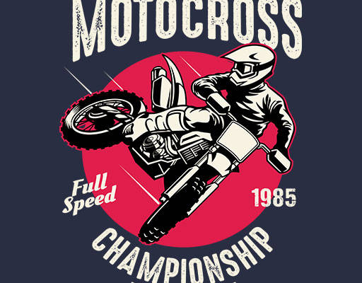 骑摩托车的人物矢量手绘卡通人物破碎英文字母