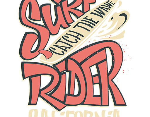 卡通英文字母矢量手写英文字母滑板图案