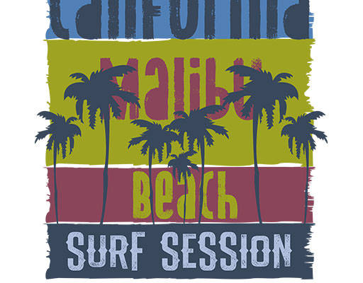 卡通椰子树矢量涂鸦英文字母矢量手写英文字母