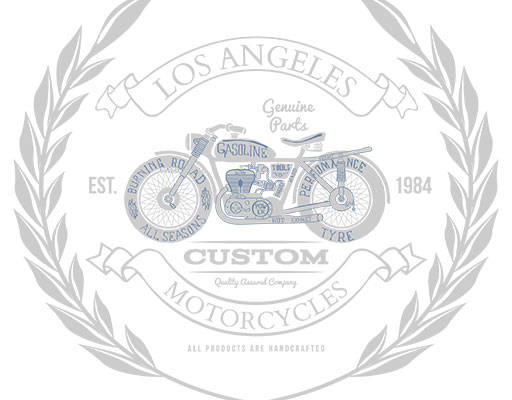 手绘卡通摩托车矢量麦穗图案飘带矢量