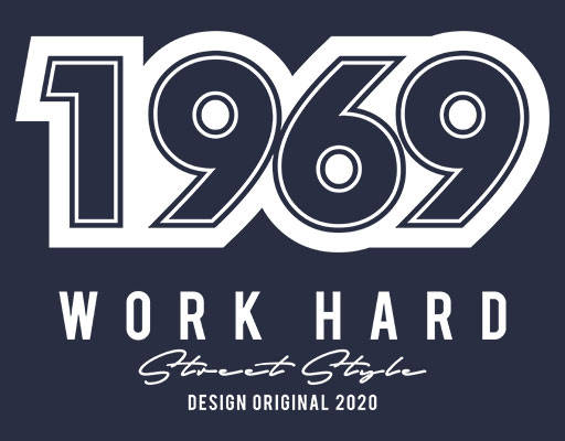 卡通英文字母矢量简约文字矢量数字1969字母矢量