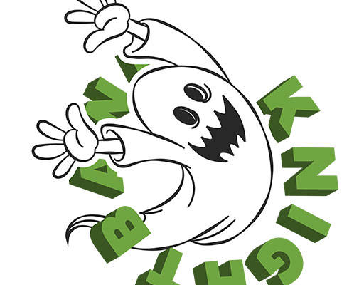 卡通幽灵矢量立体英文字母矢量手绘卡通矢量