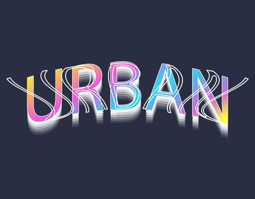 彩色英文字母矢量简约文字矢量立体英文字母手写英文字母