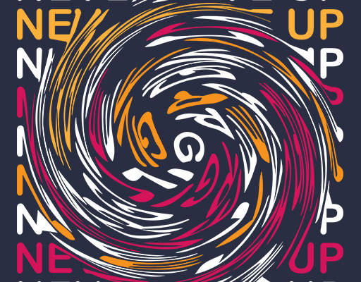 变形英文字母矢量彩色英文字母