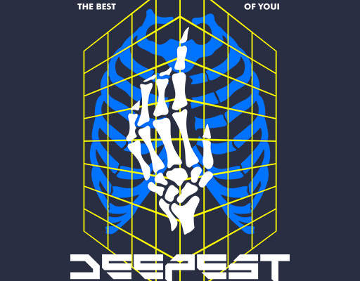 卡通骷髅手臂矢量人物骨头图案手写英文字母线条矢量图案