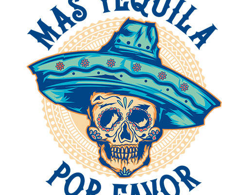 卡通骷髅头矢量草帽图案手写英文字母矢量手绘骷髅头