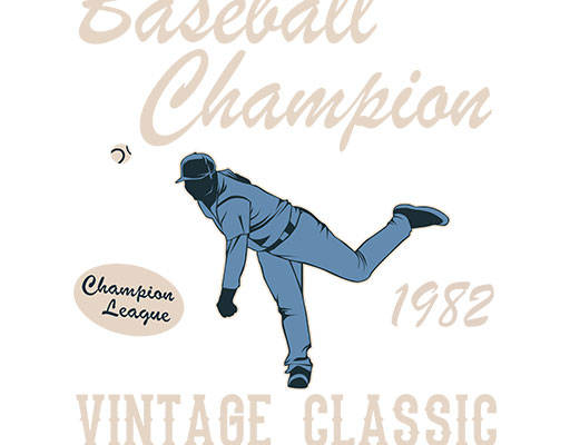 卡通人物矢量打棒球人物矢量手写英文字母矢量