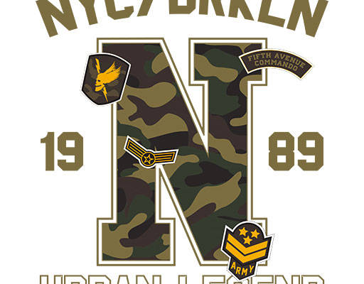 迷彩英文字母矢量大写英文字母N手写英文字母徽章矢量贴章