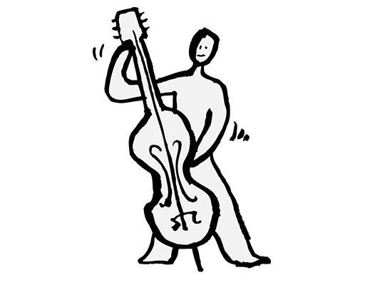 手绘弹吉他的人物矢量卡通人物涂鸦卡通人手绘男孩音乐图案