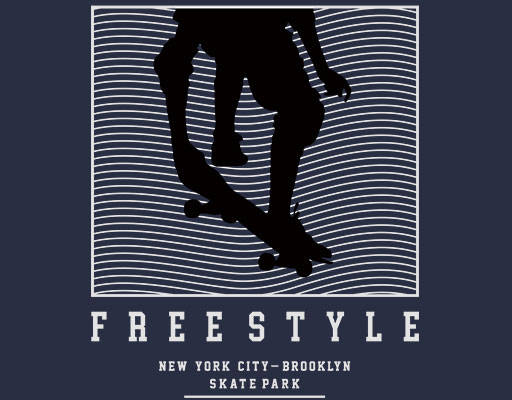 卡通滑板男孩矢量手写英文字母矢量线条矢量