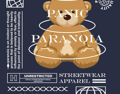 卡通小熊矢量手绘小熊图案英文字母矢量毛绒玩具矢量线条圆形矢量