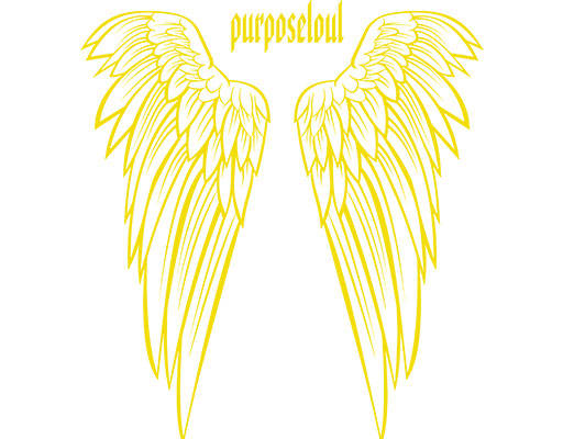 卡通翅膀图案英文字母图案老鹰翅膀