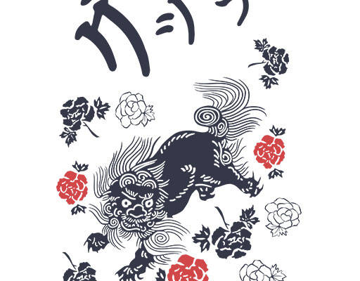 卡通麒麟矢量英文字母矢量简约文字花朵矢量手绘卡通动物