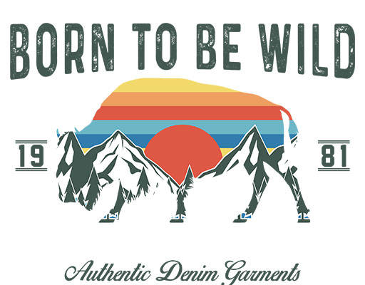 卡通牦牛剪影矢量卡通动物剪影破碎英文字母矢量