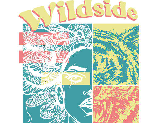 卡通老虎头像女孩头像英文字母矢量立体英文字母