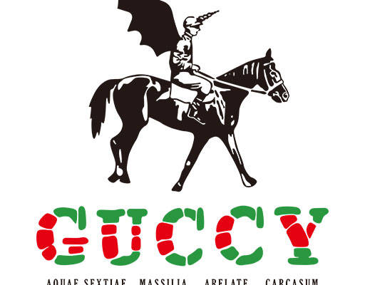 卡通马矢量古驰英文字母矢量卡通人物矢量彩色英文字母矢量