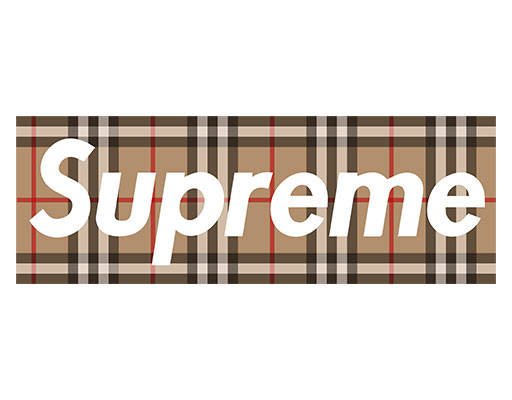 数字字母矢量简约文字supreme文字矢量巴宝莉格子矢量