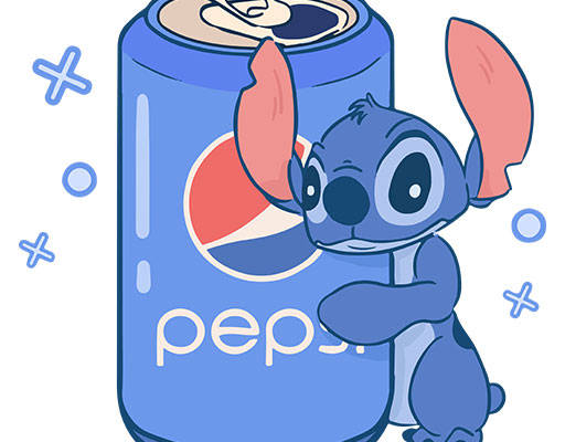 大耳怪矢量雪碧饮料瓶子矢量易拉罐矢量手绘卡通动物