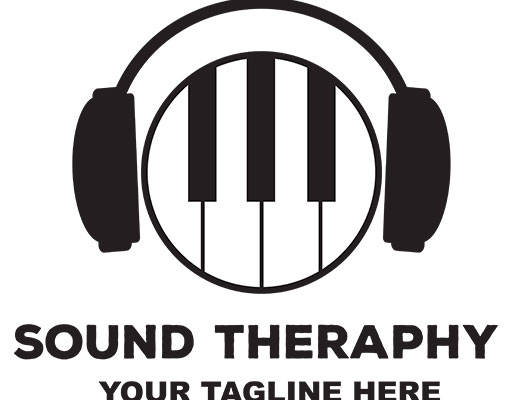 音乐卡通矢量耳机矢量手绘琴键矢量