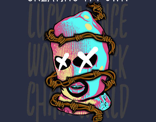 卡通人物头像英文字母矢量手绘卡通人物手写英文字母