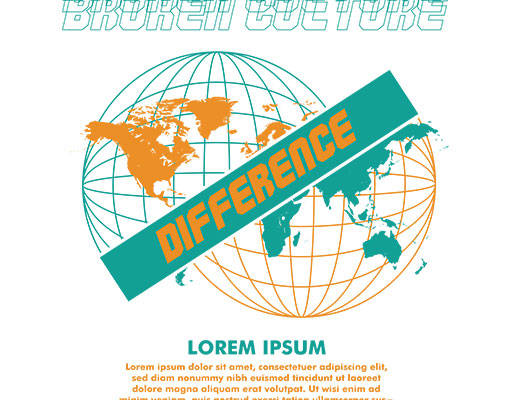 卡通地球矢量破碎小熊英文字母矢量英文字母线条