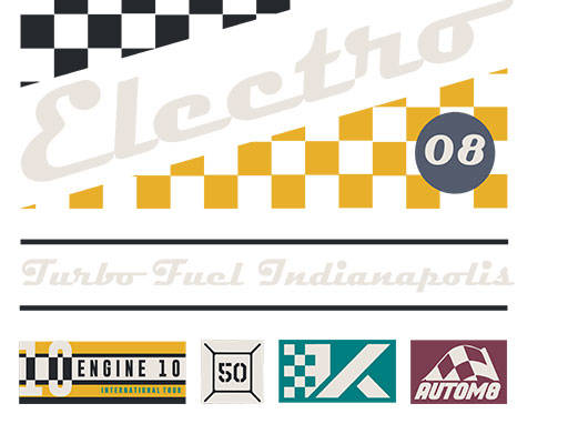 数字字母矢量棋盘格图案简约文字矢量数字字母