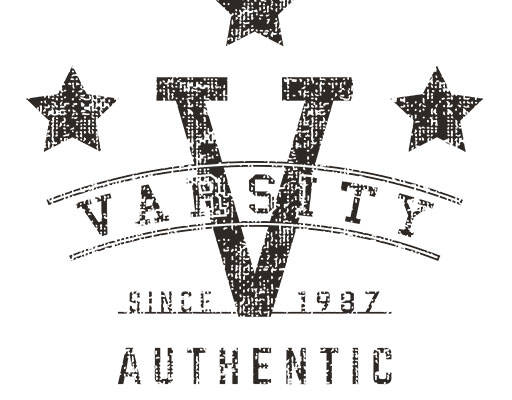 字母V矢量五角星矢量卡通文字矢量