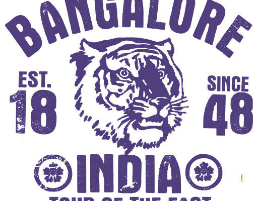 卡通老虎矢量老虎头像英文字母矢量