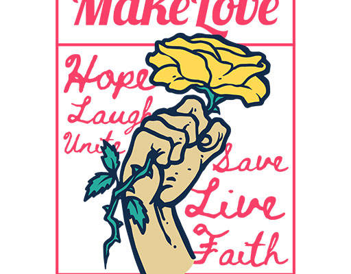 人物手臂矢量鲜花图案简约文字矢量手绘花朵矢量