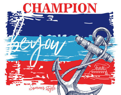 船锚矢量图案英文字母矢量涂鸦文字矢量海洋风格图案夏日风格破碎涂鸦