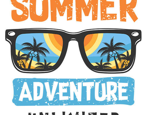 卡通眼镜图案彩色英文字母矢量椰子树矢量破碎英文字母矢量