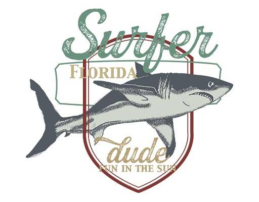 卡通鲨鱼矢量英文字母矢量破碎文字矢量卡通动物