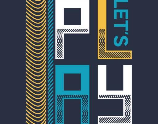 卡通文字矢量简约文字矢量彩色英文字母线条矢量