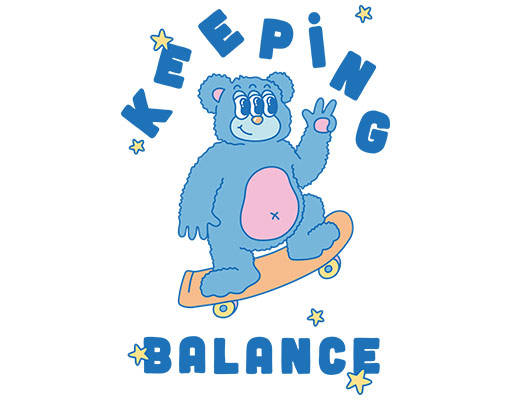 卡通小熊矢量手绘小熊英文字母矢量滑板小熊