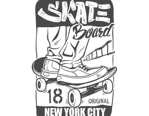 滑板矢量卡通人物矢量英文字母矢量手写英文字母破碎文字运动